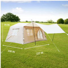 FREEIN Inflatable Air Tent 11m² - No Poles, 8-10 Person
