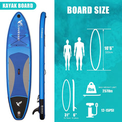 Freein 10'6 Inflatable Kayak SUP 2024 - Freein