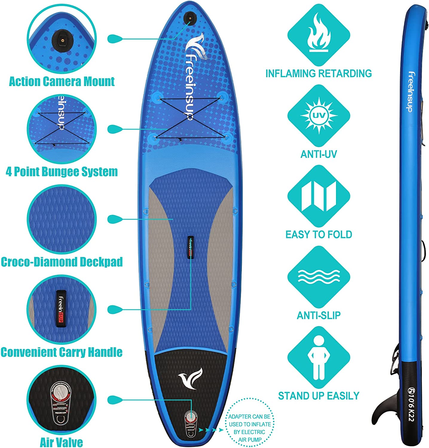 Freein 10'6 Inflatable Kayak SUP 2024 - Freein