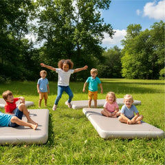 FREEIN Inflatable Sleeping Pad Single— Real Bed Feel Camp Mattress