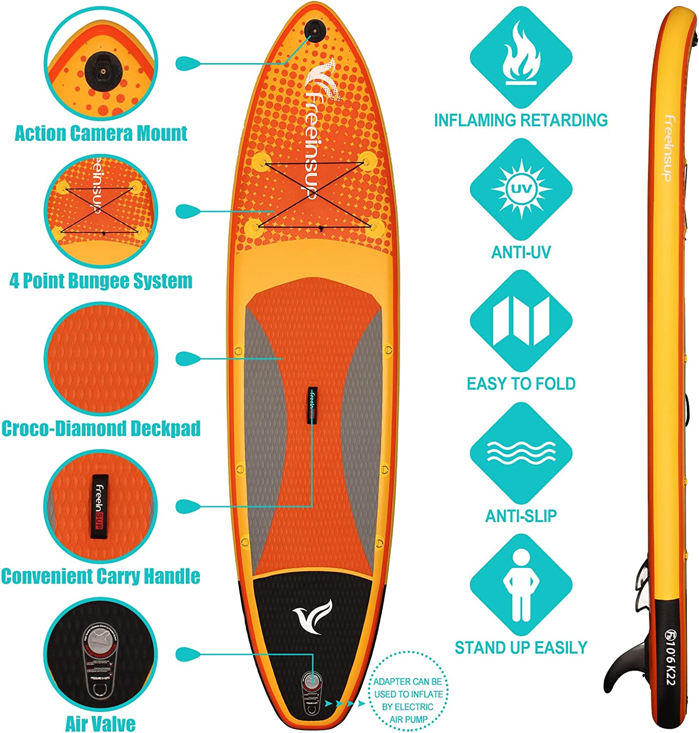 Freein 10'6 Inflatable Kayak SUP 2024