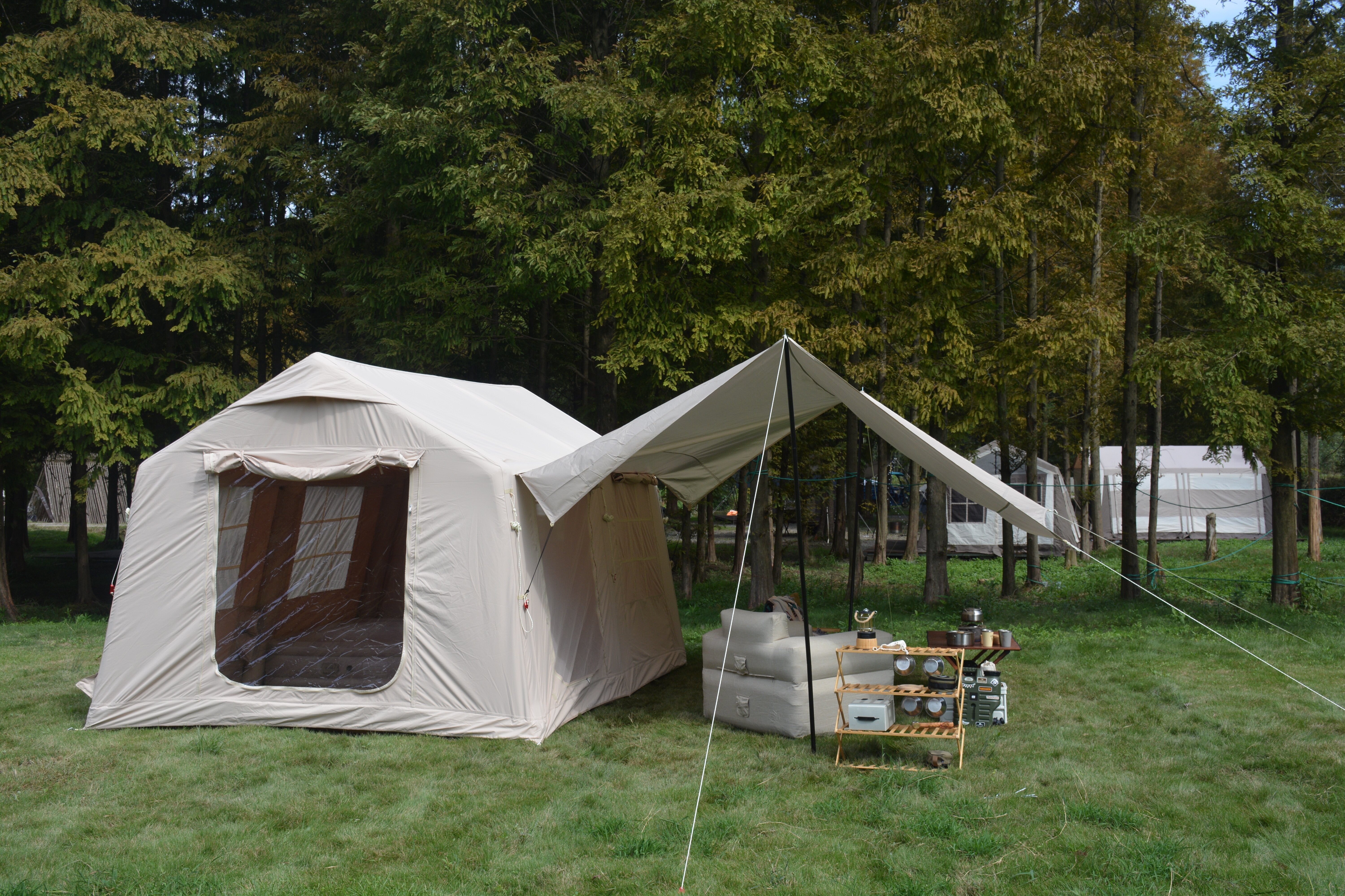 Inflatable Camping Tents with Hand Pump