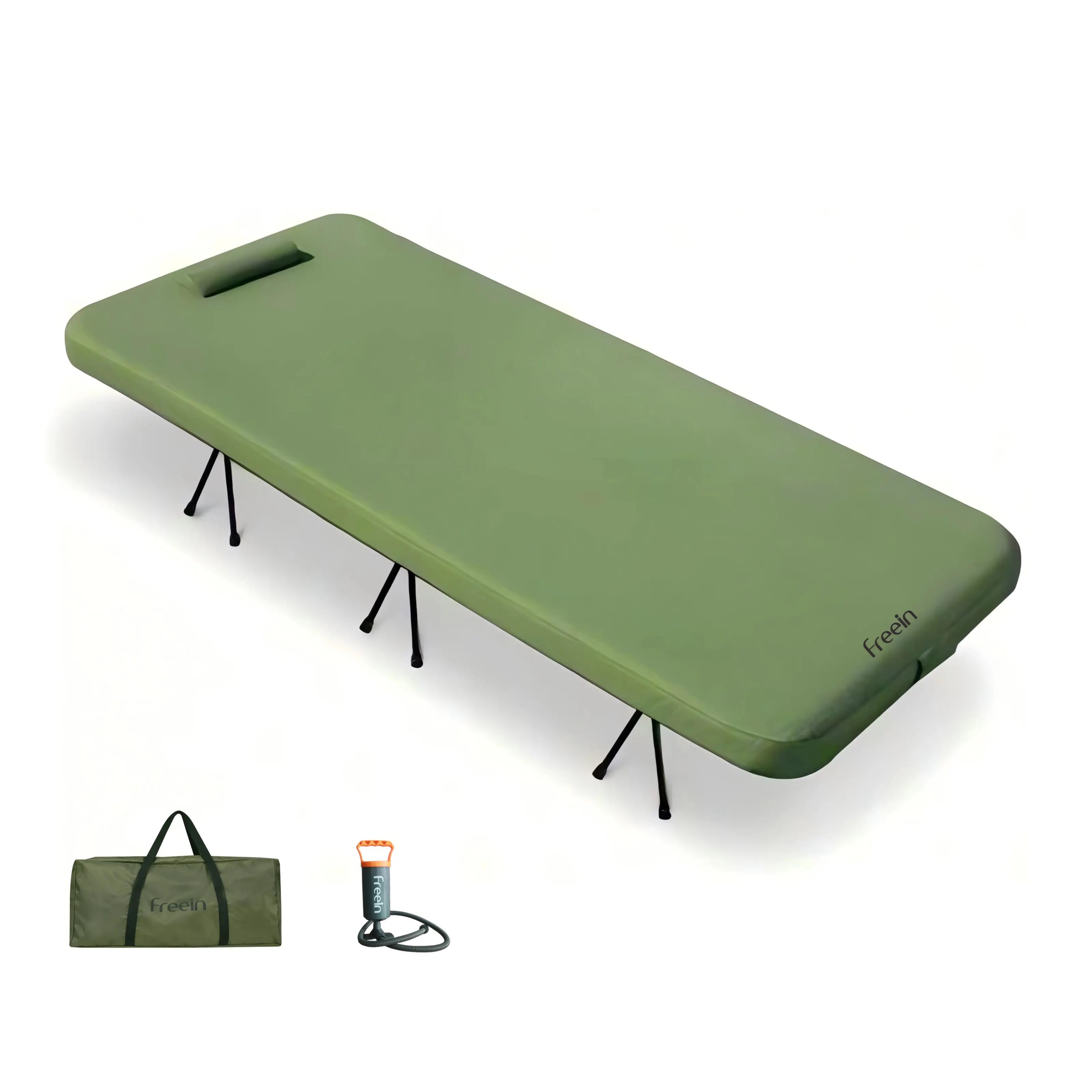 FREEIN Inflatable Camping Cot Twin L - Elevated Drop-Stitch