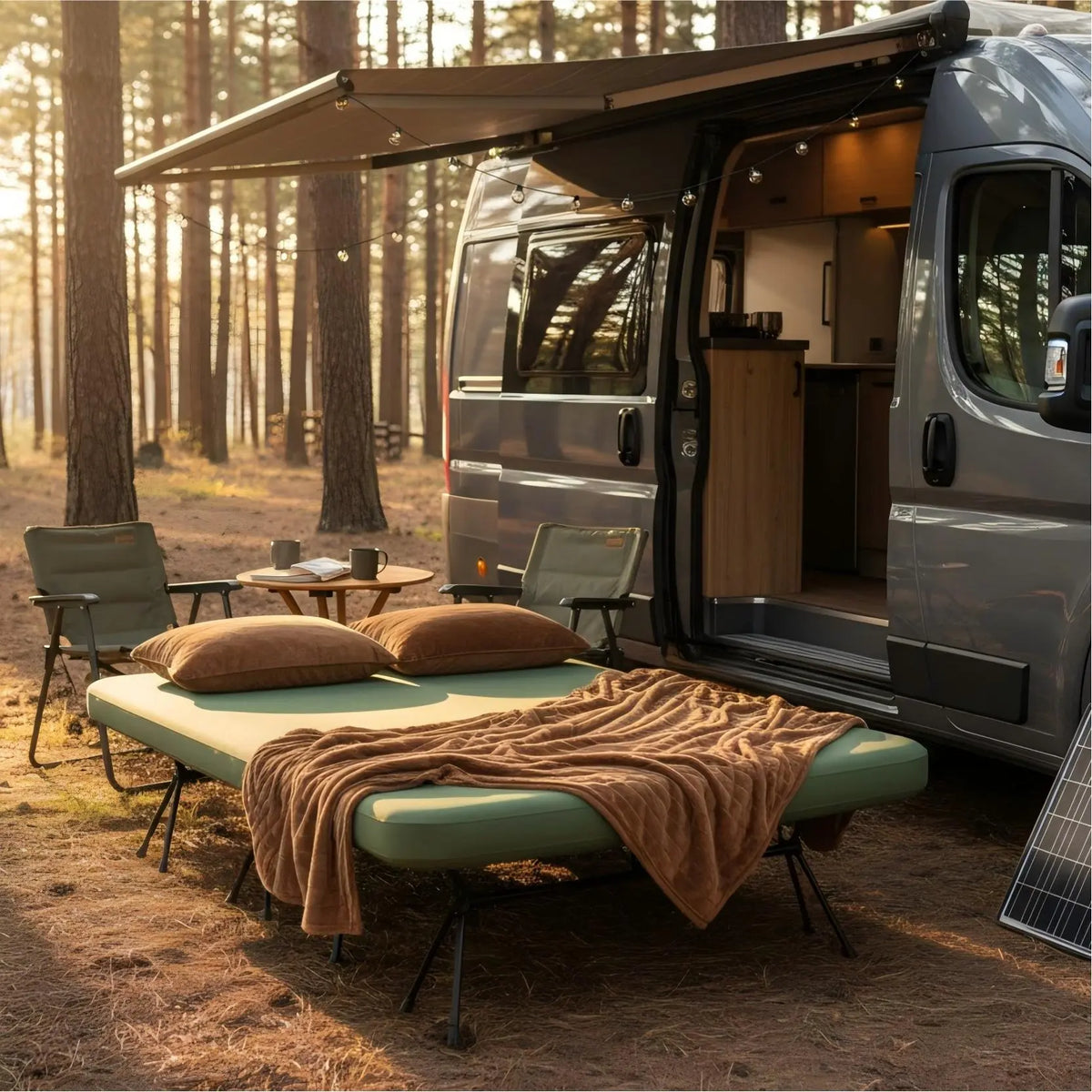 FREEIN Inflatable Camping Cot Double - Elevated Drop-Stitch