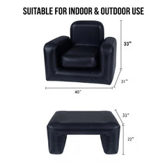 FREEIN Inflatable Camp Sofa Single dimensions - length and width measurements