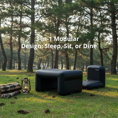 3-in- 1 Modular  design:sleep,sit,or dine